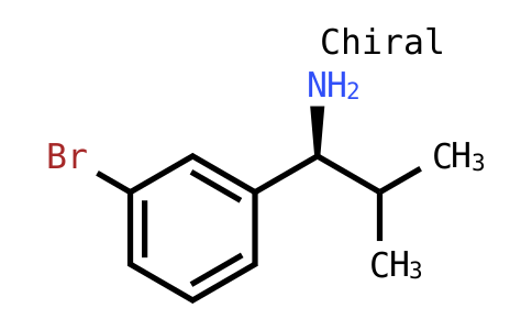 (S)-1-(3-Bromophenyl)-2-methylpropan-1-amine