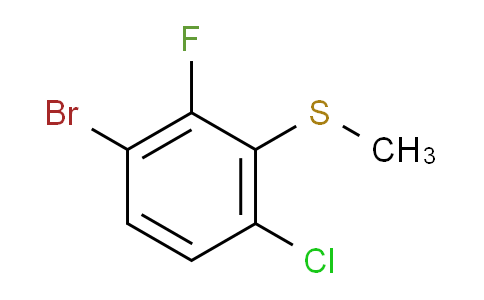 1-Bromo-4-chloro-3-methylthio-2-fluorobenzene