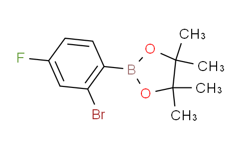 2-Bromo-4-fluorophenylboronic acid pinacol ester