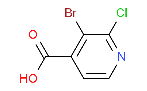 3-Bromo-2-chloropyridine-4-carboxylic acid