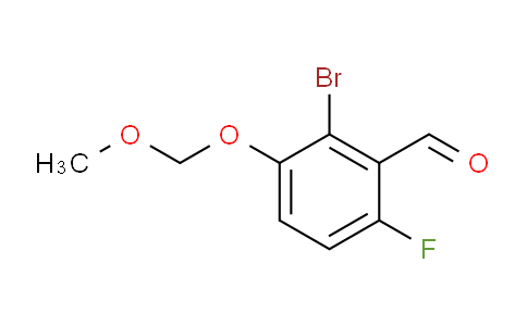 2-Bromo-6-fluoro-3-(methoxymethoxy)benzaldehyde