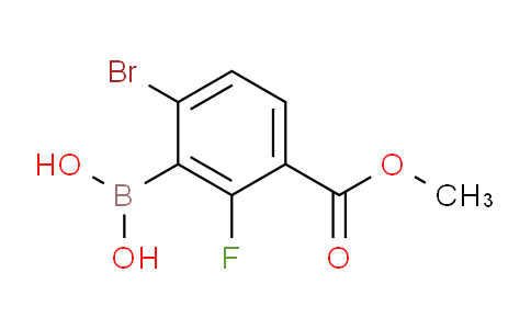 6-Bromo-2-fluoro-3-(methoxycarbonyl)phenylboronic acid