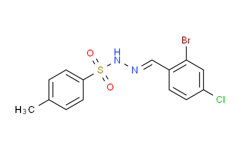 N'-(2-bromo-4-chlorobenzylidene)-4-methylbenzenesulfonohydrazide