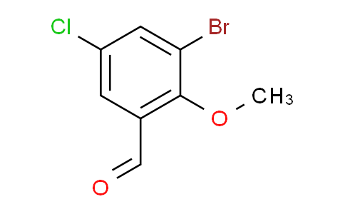 3-Bromo-5-chloro-2-methoxybenzaldehyde