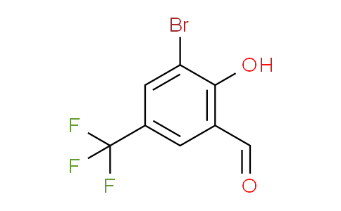3-bromo-2-hydroxy-5-(trifluoromethyl)benzaldehyde