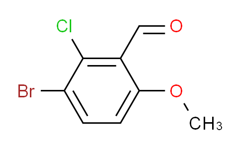 3-Bromo-2-chloro-6-methoxybenzaldehyde