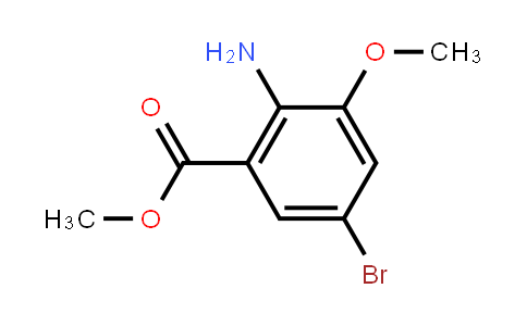 2-氨基-5-溴-3-甲氧基苯甲酸甲酯