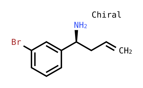(S)-1-(3-Bromophenyl)but-3-EN-1-amine
