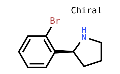 S-2-(2-溴苯基)四氢吡咯