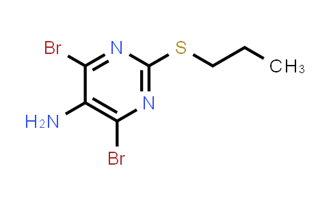 4,6-Dibromo-2-(propylthio)pyrimidin-5-amine