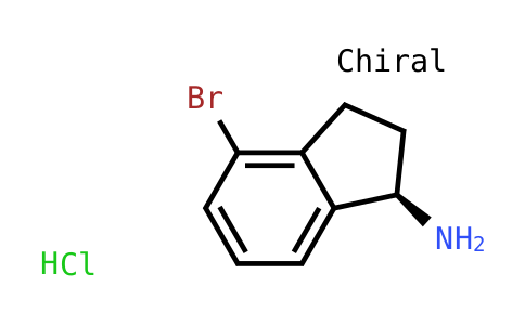 (R)-4-Bromo-2,3-dihydro-1H-inden-1-amine-hcl