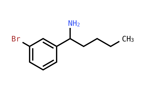 1-(3-Bromophenyl)pentylamine