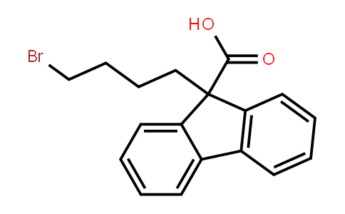 9-(4-Bromobutyl)-9h-fluorene-9-carboxylic acid