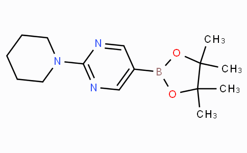 2-(哌啶-1-基)嘧啶-5-硼酸嚬哪醇酯