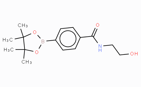 4-(2-Hydroxyethylcarbamoyl)phenylboronic acid, pinacol ester