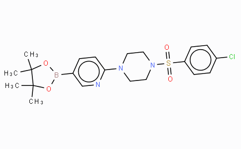 2-[4-(4-Chlorophenylsulfonyl)piperazin-1-yl]pyridine-5-boronic acid, pinacol ester