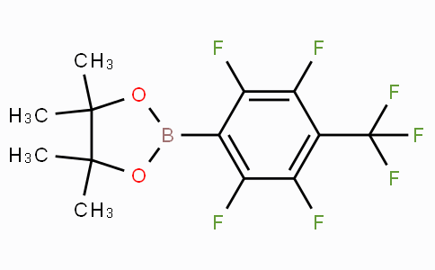 4,4,5,5-Tetramethyl-2-(2,3,5,6-tetrafluoro-4-(trifluoromethyl)phenyl)-1,3,2-dioxaborolane