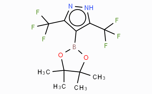 3,5-Bis(trifluoromethyl)-1H-pyrazole-4-boronic acid, pinacol ester