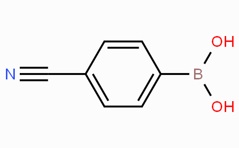 4-氰基苯硼酸(含有数量不等的酸酐)