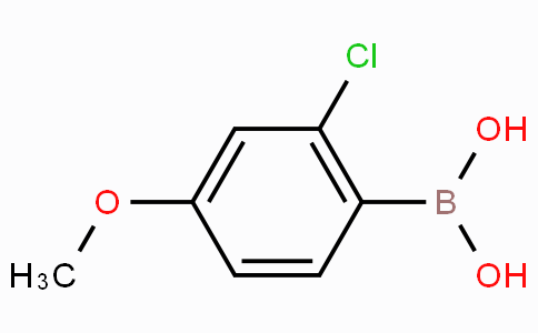 2-氯-4-甲氧基苯硼酸(含有数量不等的酸酐)