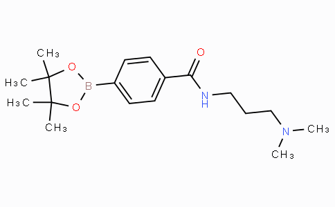 4-(3-(Dimethylamino)propylcarbamoyl)phenylboronic acid pinacol ester