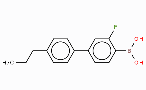 4'-Propyl-3-fluoro-4-biphenyl  boronic acid
