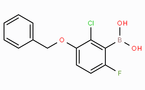 3-苄氧基-2-氯-6-氟苯硼酸