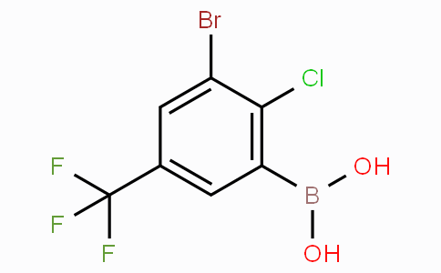 3-Bromo-2-chloro-5-(trifluoromethyl)phenylboronic acid