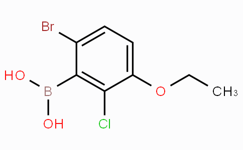 6-溴-2-氯-3-乙氧基苯硼酸