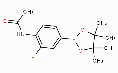 4-Acetamido-3-fluorobenzeneboronic acid pinacol ester