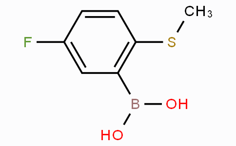 5-FLUORO-2-(METHYLTHIO)PHENYLBORONIC ACID