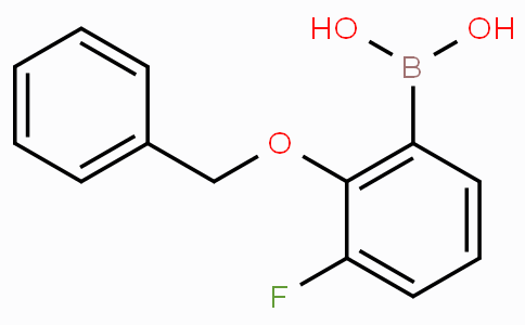 2-苄氧基-3-氟苯硼酸