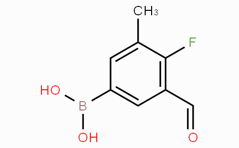 4-Fluoro-3-formyl-5-methylphenylboronic acid