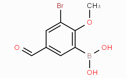 3-Bromo-5-formyl-2-methoxyphenylboronic acid