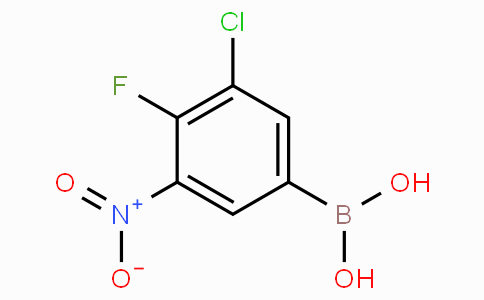 3-Chloro-4-fluoro-5-nitrophenylboronic acid