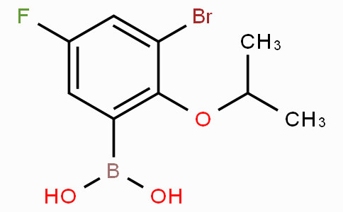 3-Bromo-5-fluoro-2-isopropoxyphenylboronic acid