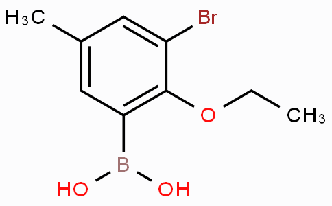 3-溴-2-乙氧基-5-甲基苯基硼酸