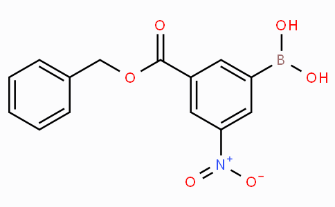 3-苄氧基羰基-5-硝基苯基硼酸