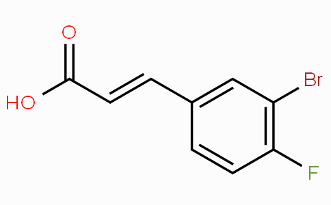 3-Bromo-4-fluorocinnamic acid