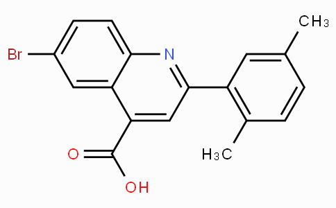 6-Bromo-2-(2,5-dimethylphenyl)quinoline-4-carboxylic acid