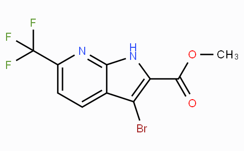 Methyl 3-bromo-6-(trifluoromethyl)-1H-pyrrolo[2,3-b]pyridine-2-carboxylate