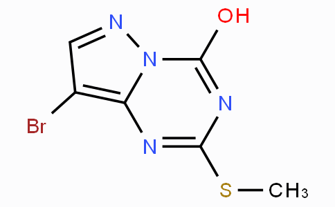 8-Bromo-2-(methylthio)pyrazolo[1,5-a][1,3,5]triazin-4-ol