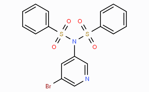 N-(5-bromopyridin-3-yl)-N-(phenylsulfonyl)benzenesulfonamide