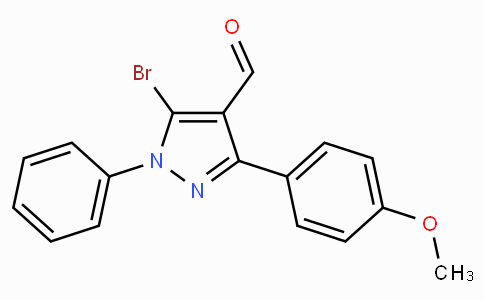 5-Bromo-3-(4-methoxyphenyl)-1-phenyl-1H-pyrazole-4-carbaldehyde