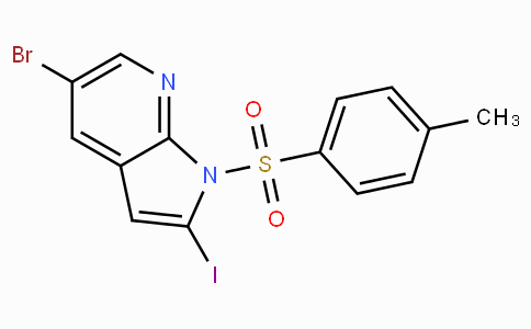 5-Bromo-2-iodo-1-tosyl-1H-pyrrolo[2,3-b]pyridine