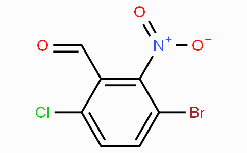 3-Bromo-6-chloro-2-nitrobenzaldehyde
