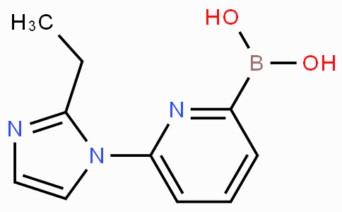 6-(2-Ethylimidazol-1-yl)pyridine-2-boronicacid