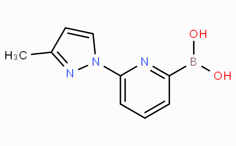 6-(3-Methyl-1H-pyrazol-1-yl)pyridine-2-boronicacid