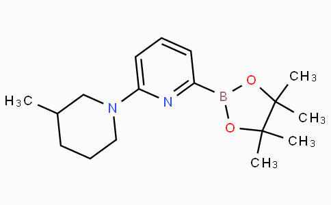 6-(3-Methylpiperidin-1-yl)pyridine-2-boronicacidpinacolester