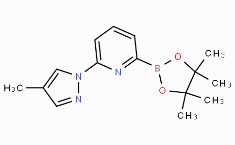 6-(4-Methyl-1H-pyrazol-1-yl)pyridine-2-boronicacidpinacolester